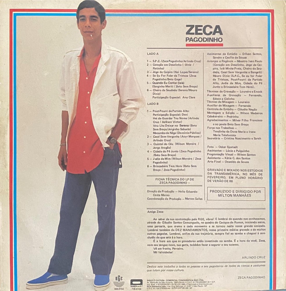 Zeca Pagodinho Zeca Pagodinho Estilha Os Discos