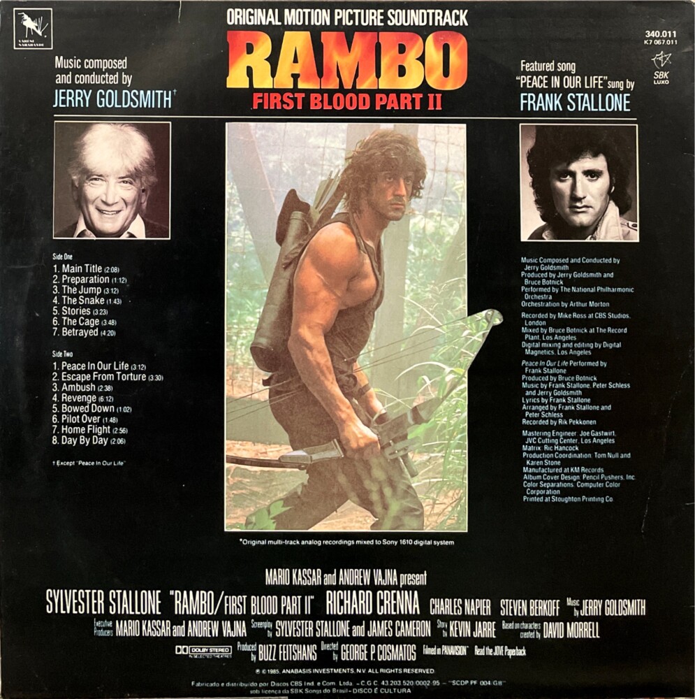 Jerry Goldsmith - Trilha Sonora Original do Filme “Rambo: First