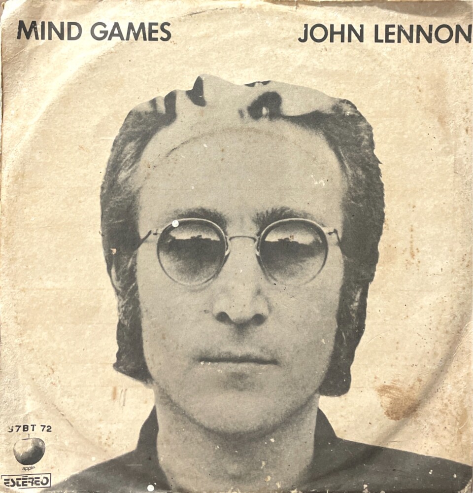 John Lennon - Mind Games (compacto)(1974) - Estilhaços Discos