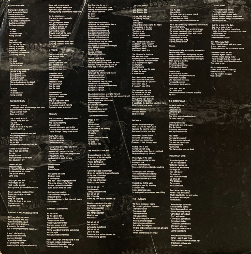 The Cure Standing On A Beach The Singles (1986) Estilhaços Discos