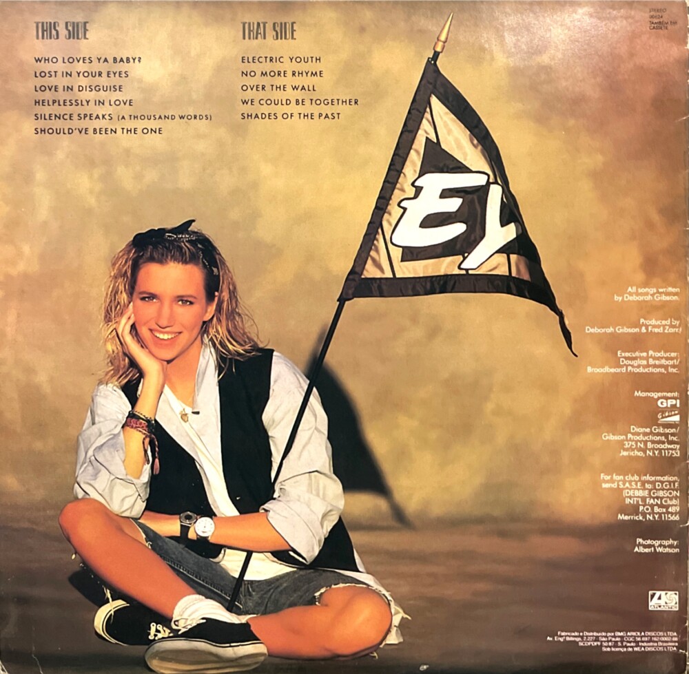 Debbie Gibson Electric Youth 1989 Estilhaços Discos 