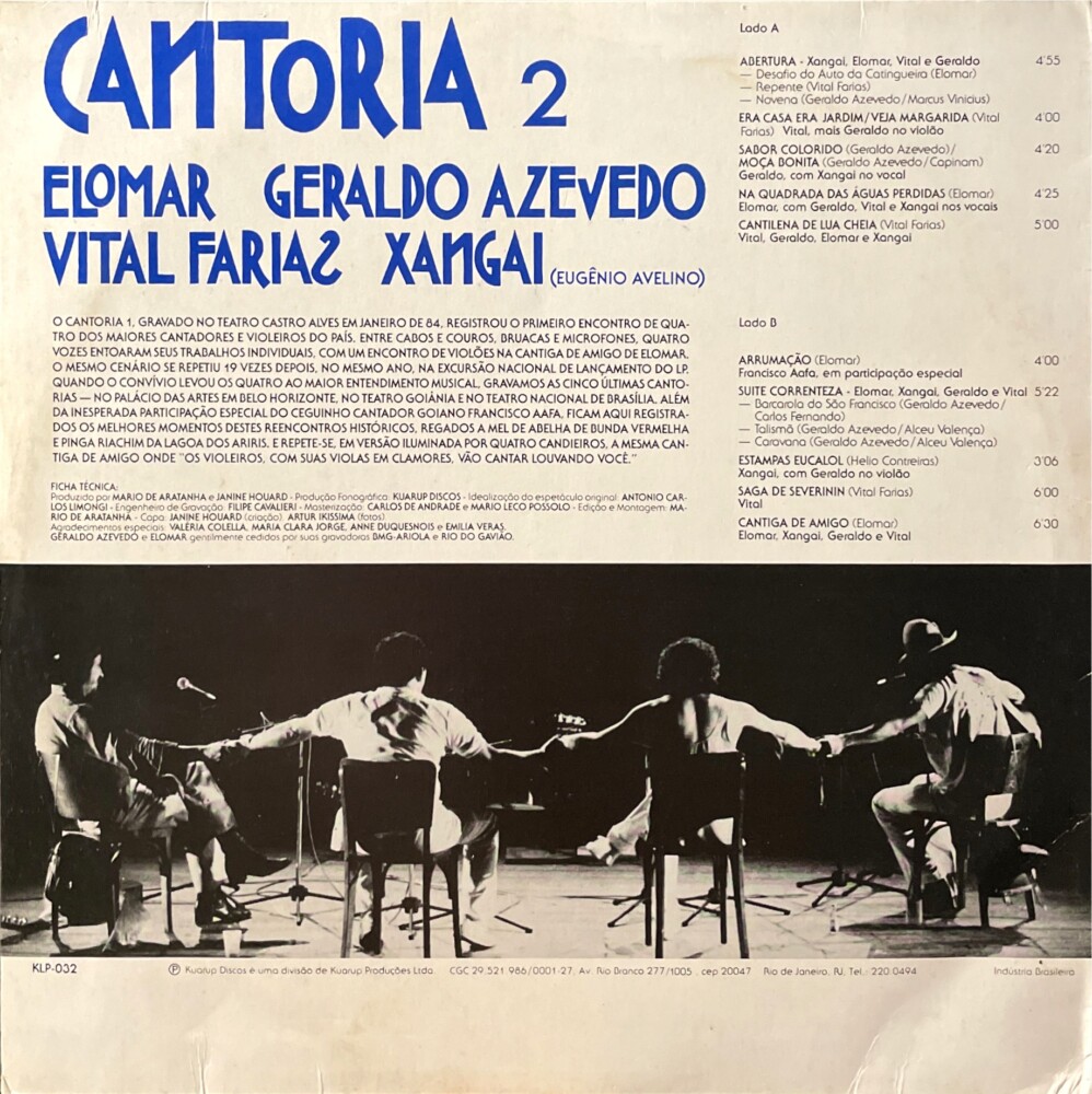 Elomar - Cartas Catingueiras (duplo)(1982) - Estilhaços Discos